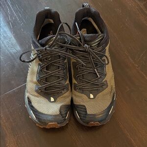 The North Face Men's Black and Tan Athletic Shoes